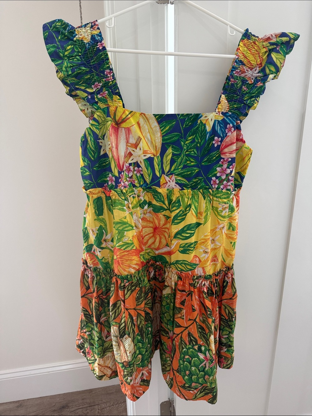 FARM RIO Caipirinha Tiered Mini Dress